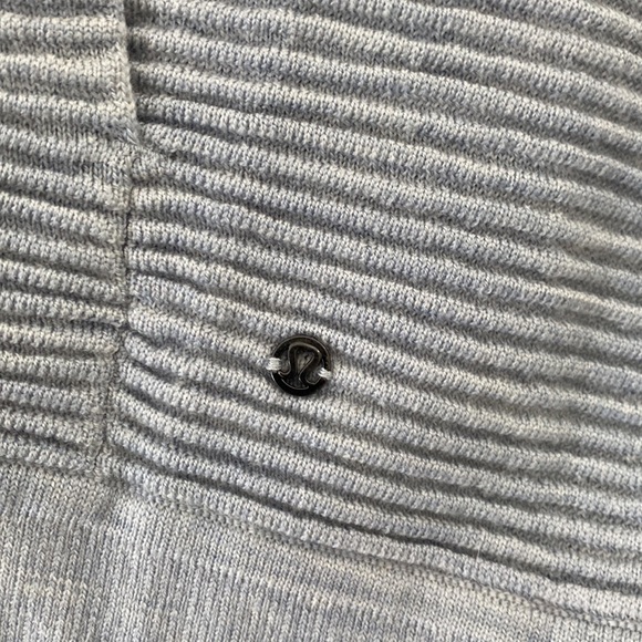 Lululemon merino wool cardigan sweater in light heather blue. Size small. - Picture 5 of 5